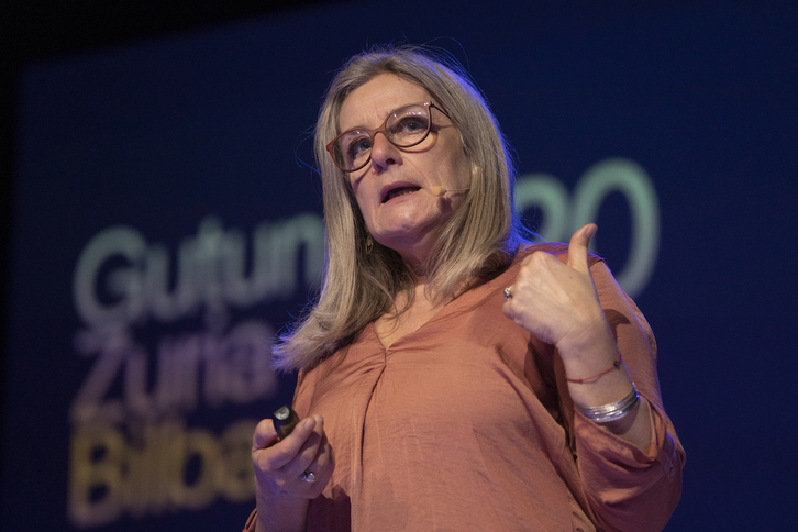 Hélène Vignal, en la master class de este viernes.