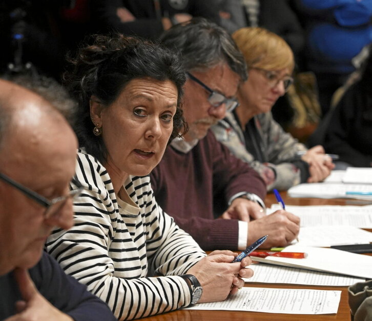 Arantzazu Rojo, Villabona-Amasako EAJko zinegotzia, asteazkeneko osoko bilkuran.