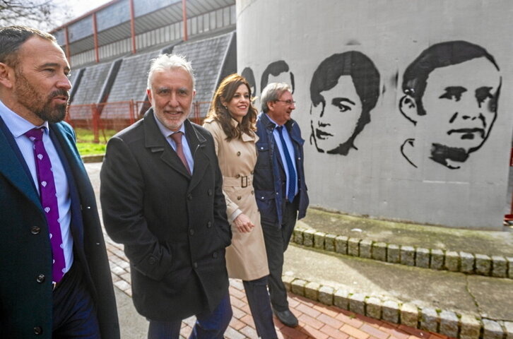 El ministro Ángel Víctor Torres participó en los actos de ayer por el 3 de Marzo.