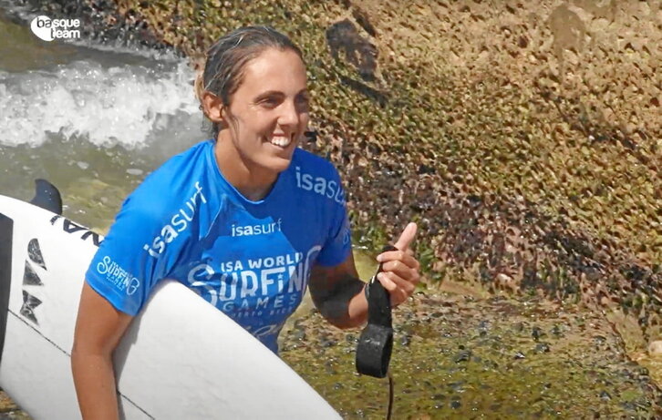 Nadia Erostarbe, Munduko txapelketan finalerdietara sailkatu berri; geroxeago jabetu zen Olinpiar Jokoetara ere sailkatu zela.