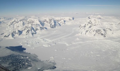Glaciar de Pine Island, en la Antártida.