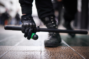 Proyectiles de foam de la La Brigada Móvil de la Ertzaintza.