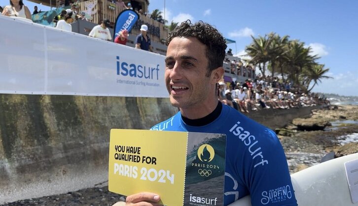 Andy Criere, Olinpiar Jokoetarako txartelarekin.