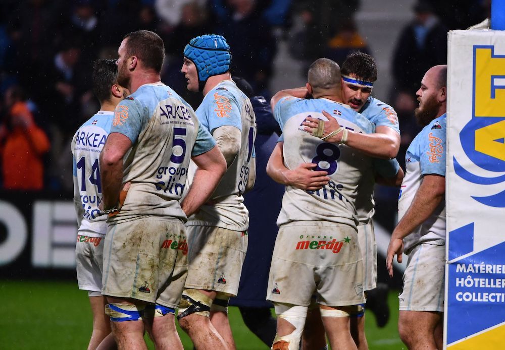 Aviron se impuso en casa a Lyon. (Gaizka IROZ / AFP) Aviron se impuso en casa a Lyon. (Gaizka IROZ / AFP)