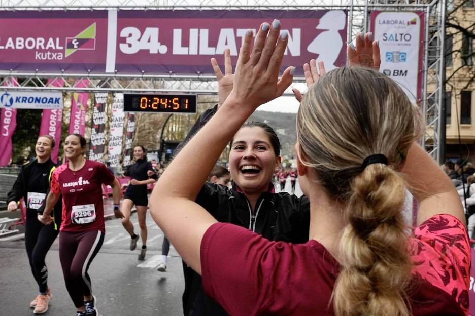 Giro paregabea lasterketa amaitu denean. 