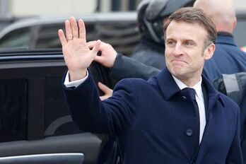 El presidente francés, Emmanuel Macron, en una foto de archivo. 