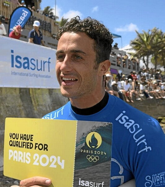 Andy Criere, Olinpiar Jokoetarako txartelarekin.