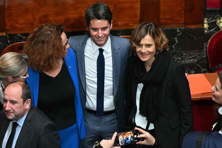 El primer ministro, Gabriel Attal, ha celebrado el resultado de la votación.