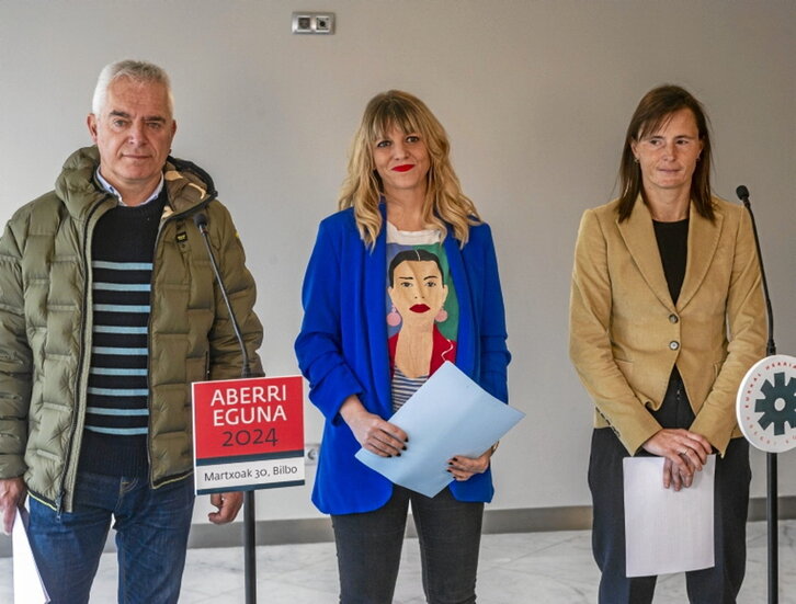 Euskal Herria Batera ekimenaren agerraldia.