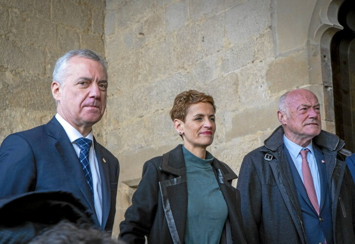 Urkullu, Chivite eta Rousset, Erriberrin.