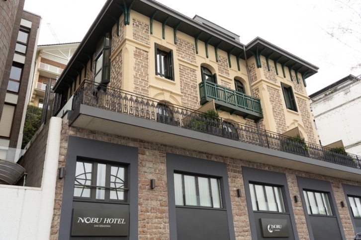 El Nobu es uno de los últimos hoteles abiertos en la capital guipuzcoana. 
