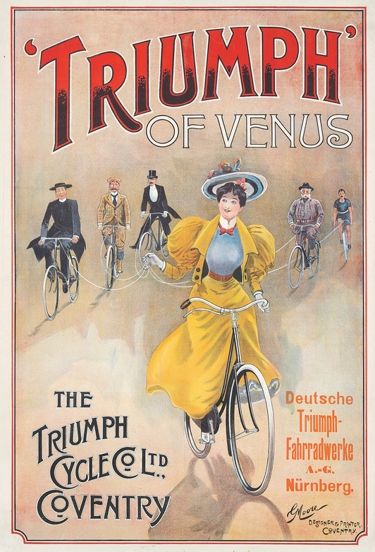 Cartel de Trumph Cycles.