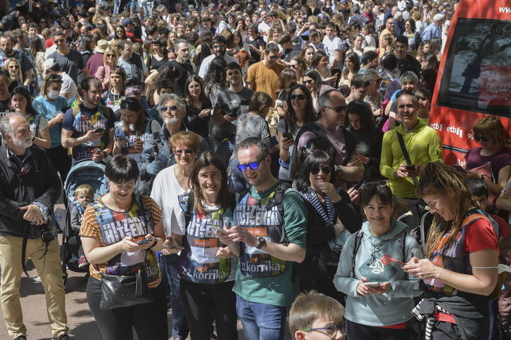 2022ko apirilaren 10ean, Donostian, 22. Korrikaren amaiera festaren barruan, ‘Egunean Behin’-en partida kolektiboa jokatu zuten.