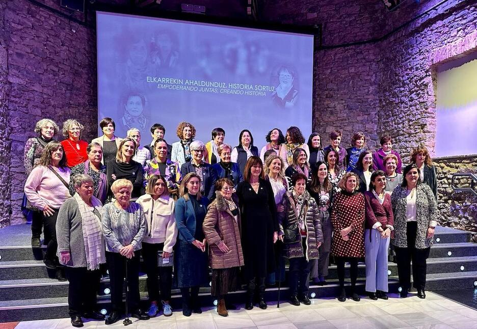 Acto del Consejo Superior de Cooperativas de la CAV con motivo del Día Internacional de la Mujer.
