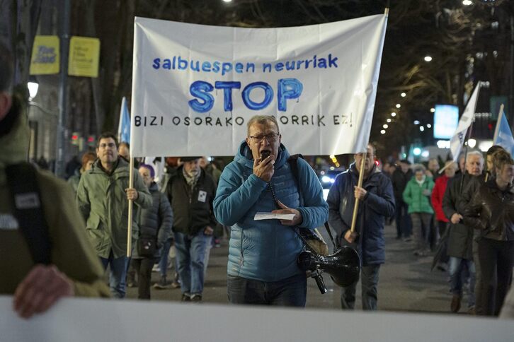 Otsaileko azken ostiraleko mobilizazioa, Bilbon.