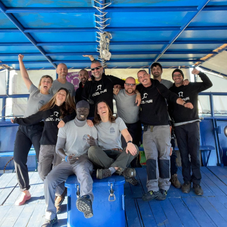 Aita Mari ontziko tripulazioa.