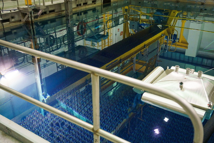 Imagen de la piscina de Garoña.