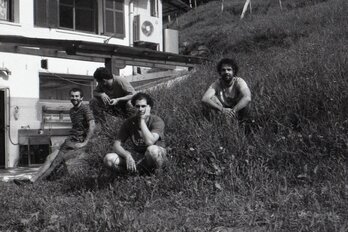 Berako Atala estudioan izan dira beste behin diskoa grabatzen Pelax taldekoak.