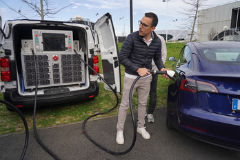 Smart Charging enpresarentzat ibilgailu elektrikoak kargatzeko sarea sortu du Ikerlanek.