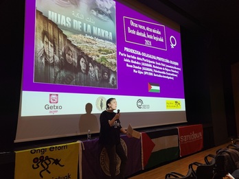 Proyección del documental ‘Hijas de la Nakba‘ en la Kultur Etxea de Romo.