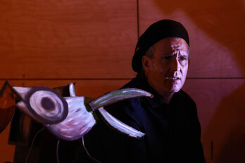 Patxo Telleria, ‘Ai gure juaneteak’ ikuskizunean.