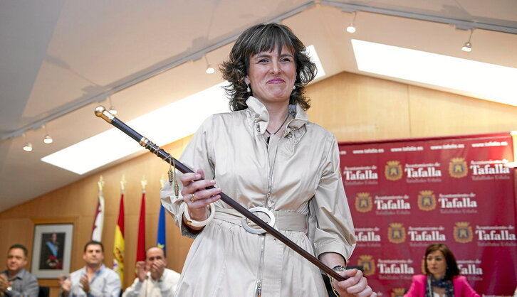 Sota fue la última alcaldesa de Tafalla antes de que la capital administrativa de la Zona Media pasara a manos de EH Bildu en 2015.