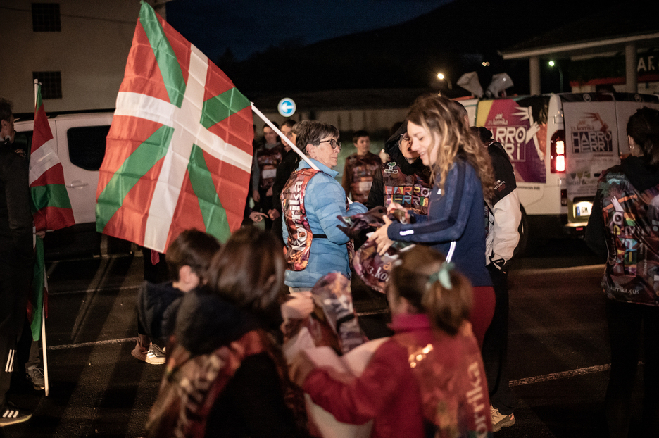 Maulen goiz jaiki dira Korrikan parte hartzeko.
