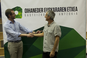 Oihaneder Euskararen Etxearen aurkezpena, 2014an. 