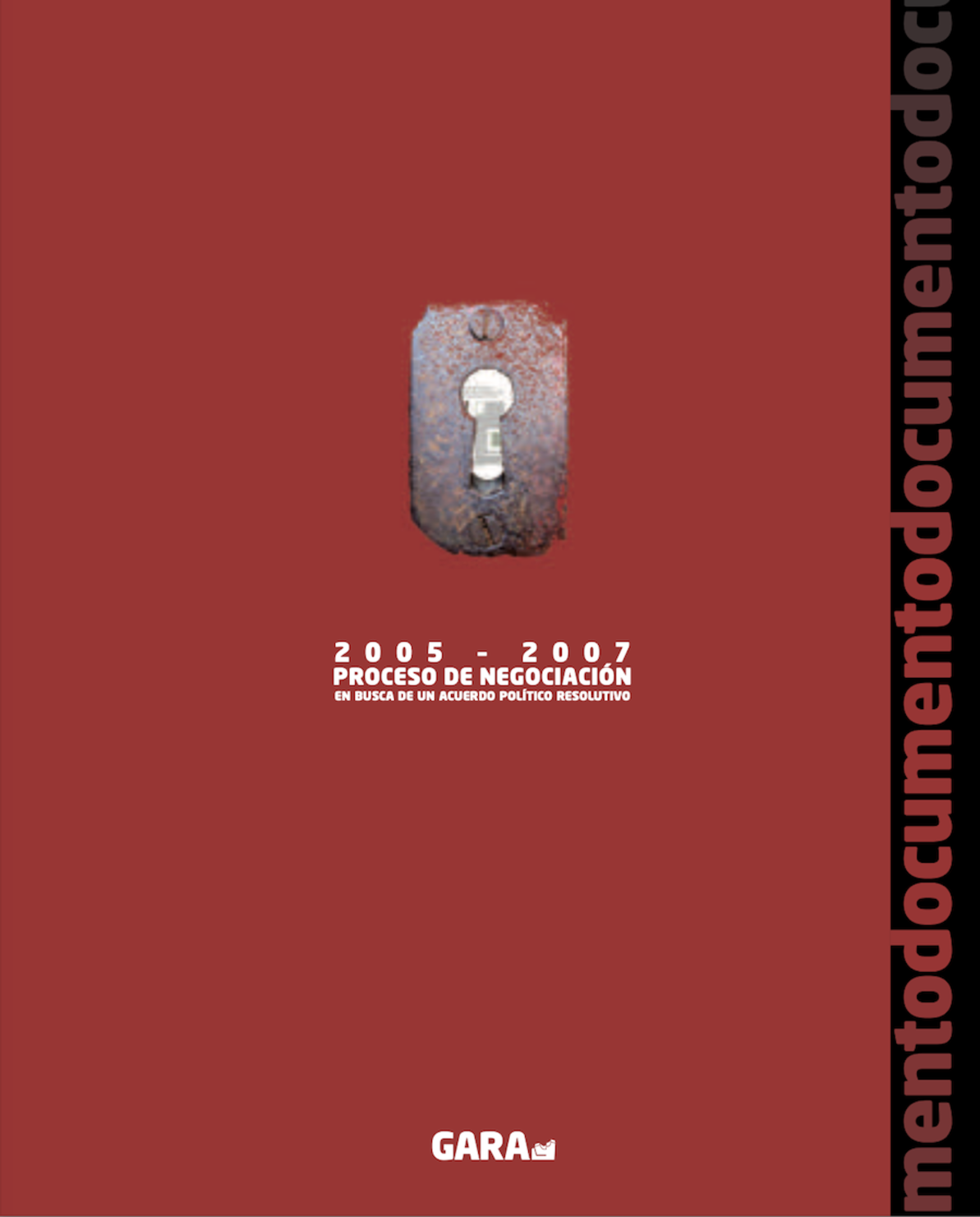 2005-2007 negoziazio prozesuaren argitalpen bereziaren azala.