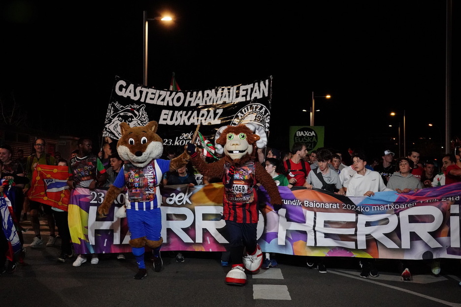 Alaves eta Baskoniaren kilometroa. 