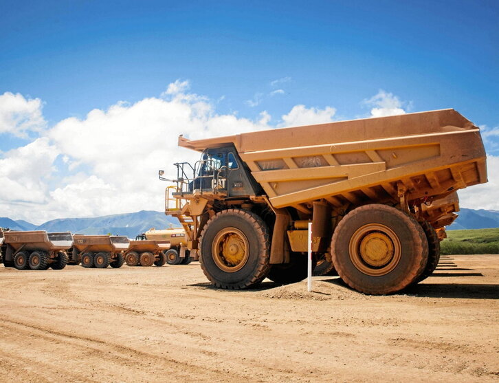 Yacimiento de níquel en Kone, Nueva Caledonia, territorio francés de ultramar.