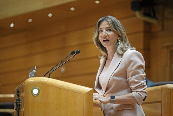 La portavoz del PP en el Senado, Alicia García.