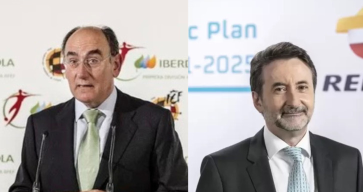 Sánchez Galán (Iberdrola) e Imaz (Repsol), batalla abierta en el sector eléctrico con la transición ecológica como trasfondo.