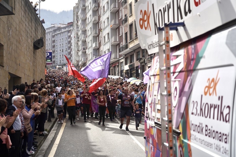 Eibar gurutzatu du Korrikak asteazken honetan. Eibar gurutzatu du Korrikak asteazken honetan.