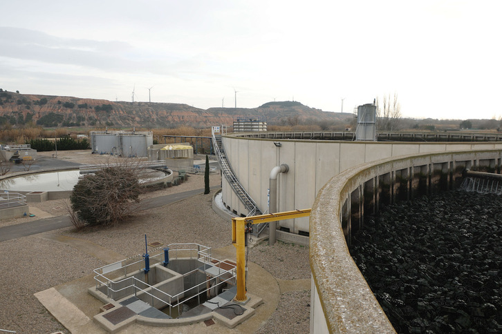 Imagen de la depuradora de Tutera.