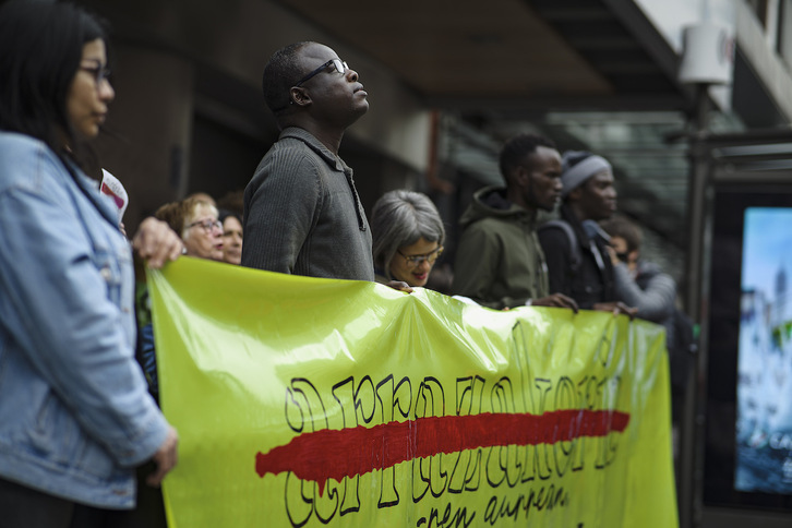 LABen kontzentrazioa Arrazakeriaren eta Xenofobiaren aurkako Nazioarteko egunean.