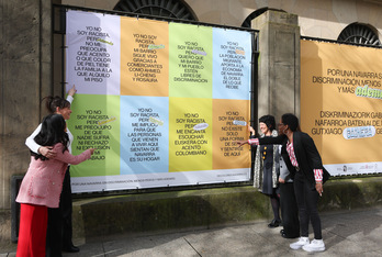 El Gobierno navarro ha presentado una campaña contra la discriminación racial.