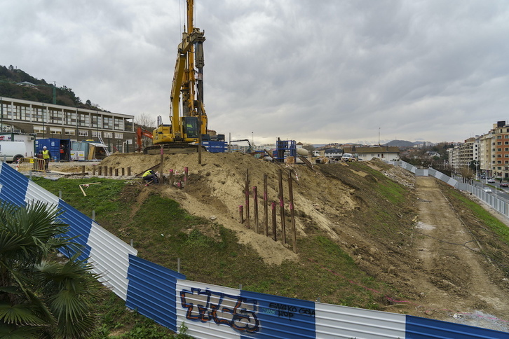 Obras del nuevo proyecto de Basque Culinary Center en Gros.