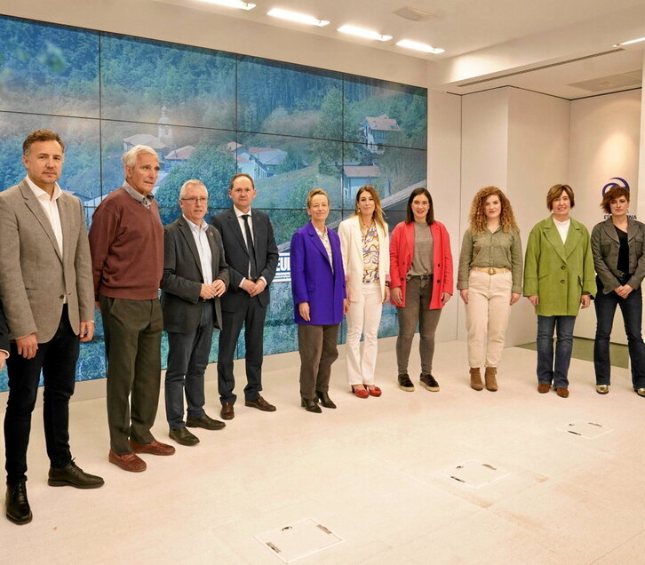 Presentación del acuerdo alcanzado entre la Diputación de Gipuzkoa y Eudel.