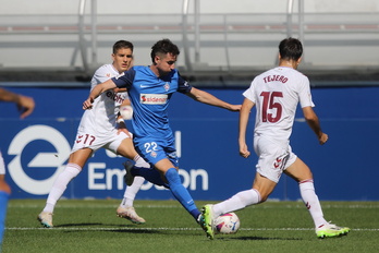 Morcillo ha anotado un gran gol desde el suelo, que ha supuesto el 2-1.
