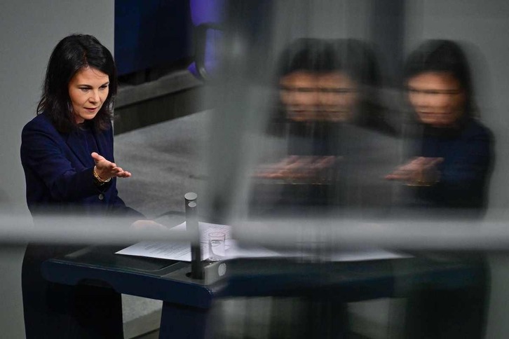 La ministra alemana de Exteriores, Annalena Baerbock.