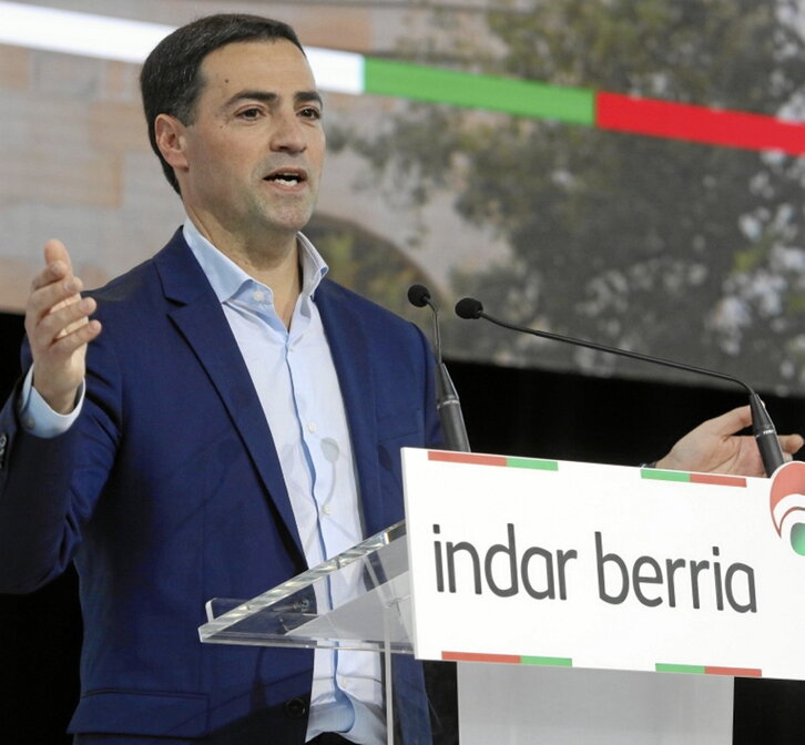 Imanol Pradales, en un acto del PNV.