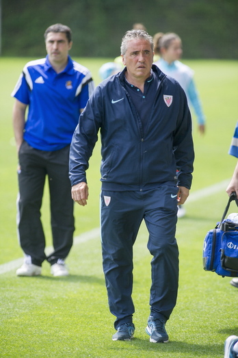 Joseba Aguirre, en su etapa en el Athletic.