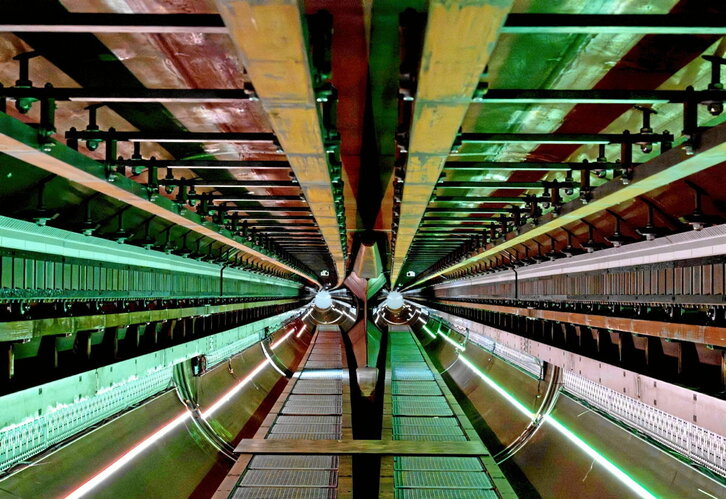 Instalaciones del Hyperloop en la localidad neerlandesa de Veendam.
