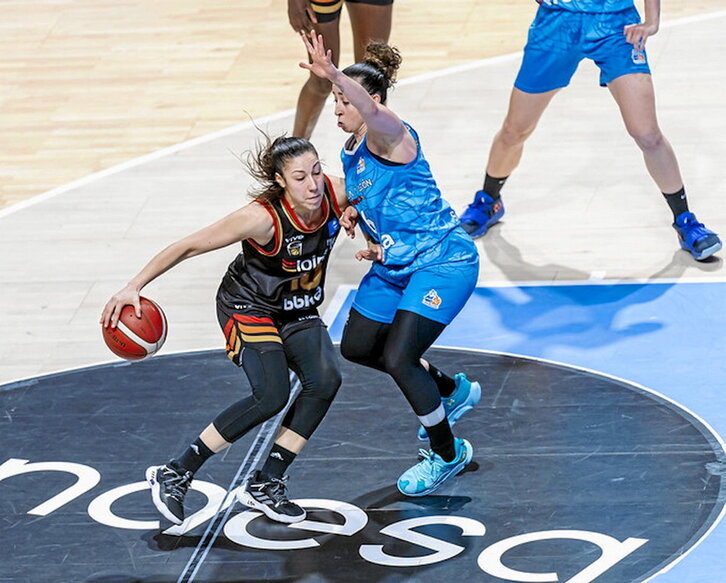 Imagen de archivo de una Laia Flores que intentó liderar a Lointek Gernika Bizkaia.