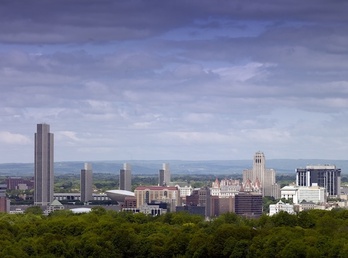 Distrito financiero de Albany, capital del estado de Nueva York