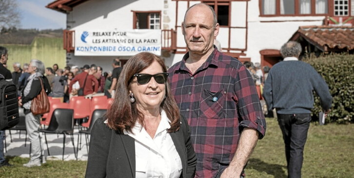 Béatrice Molle-Haran eta “Txetx” Etxeberri.