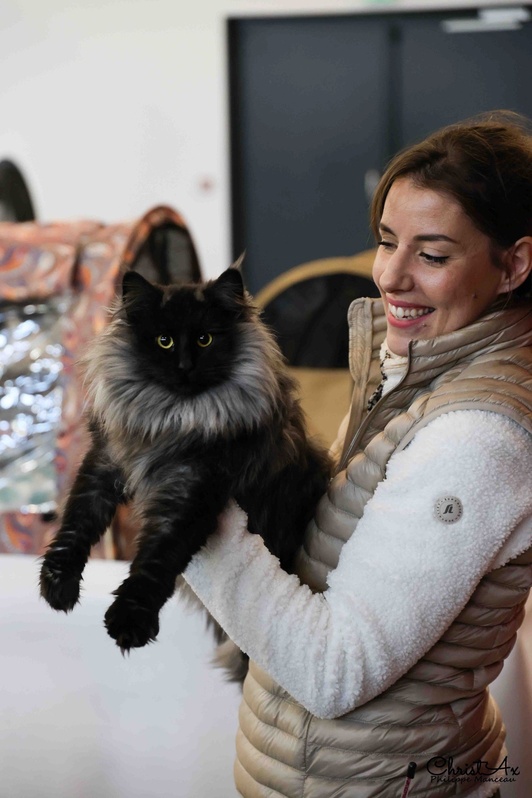 Erakusketako parte hartzaileetako bat, irudian.