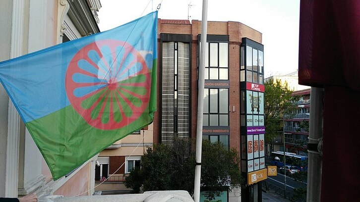 Lehen kongresuan onartu zen ijitoen bandera.