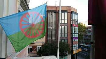 Lehen kongresuan onartu zen ijitoen bandera.